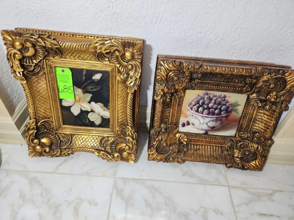 Ornate Frame Paintings 2 ct.