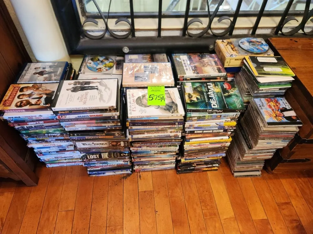 Large Lot of DVD's & Cd's