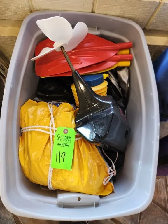 Blow Up Raft & Accessories