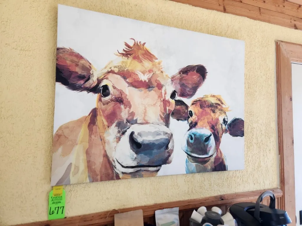 Cow Paintings on Wall