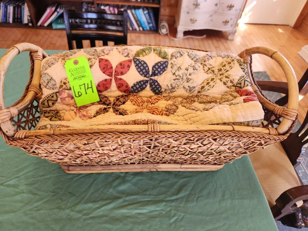 Basket w/ Quilt