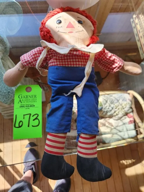 Raggedy Andy w/ Authentic "I Love You" Heart