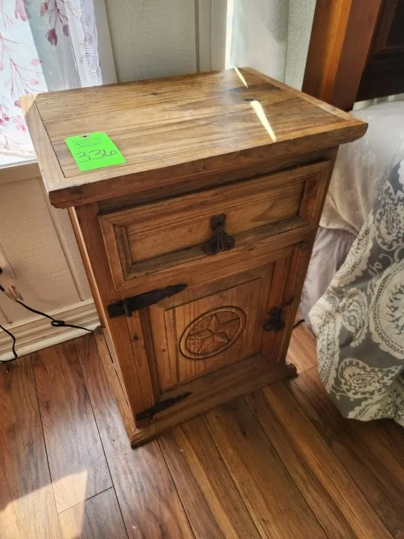 Rustic Star Nightstand