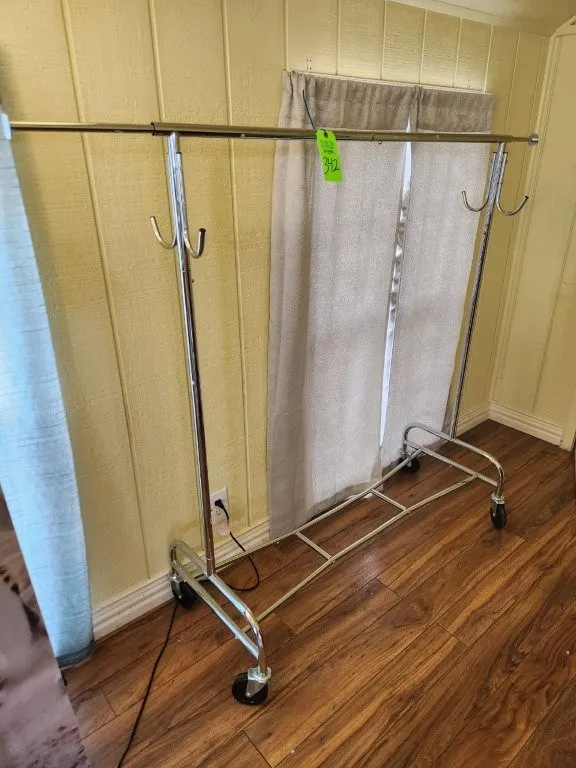 Rolling Clothes Rack