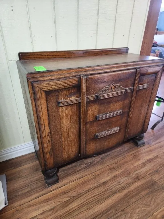 Vintage Wooden Side Board