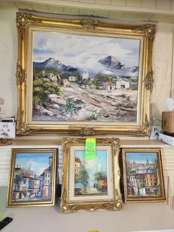 Four Scenery Paintings (1 B. Adams)