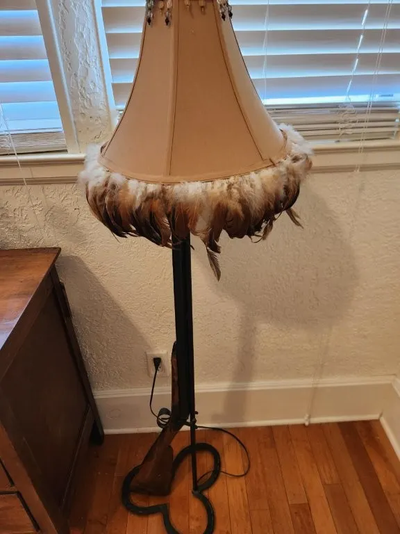Double Barrel Shotgun Lamp