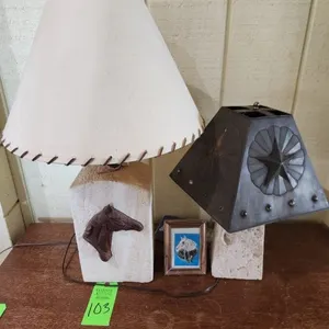2 Granite Lamps