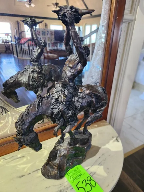 "Prayer To The Healing Spirit" By Buck McCain 1988 Bronze