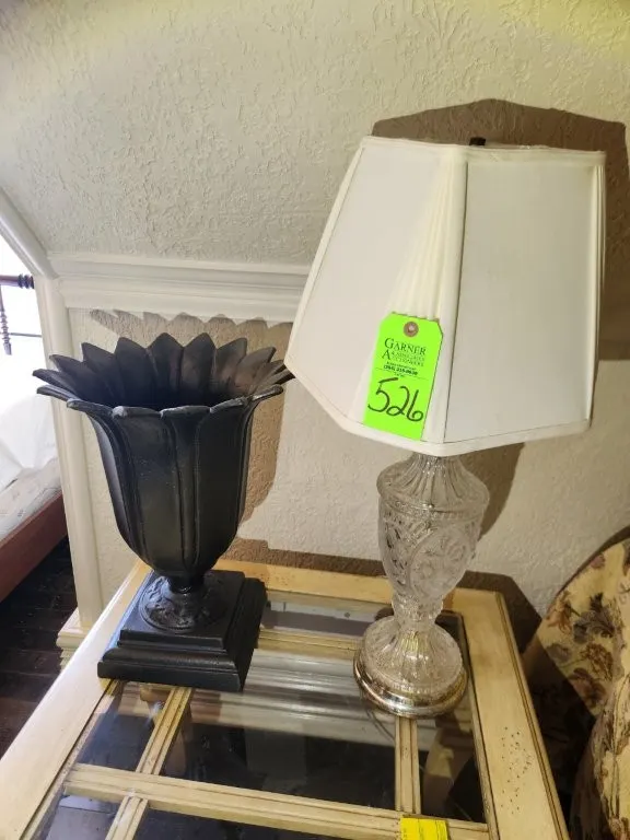 Lamp & Vase