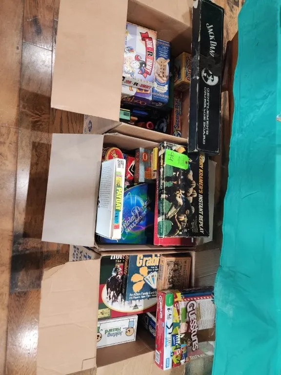 3 Boxes of Playing Games