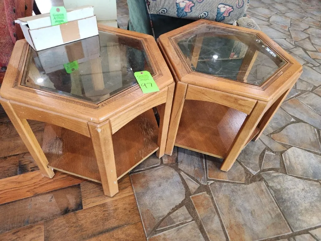 Hexagon End Tables 2 Ct.