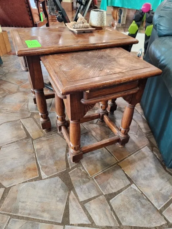 Wood Nesting Tables 2 Ct.