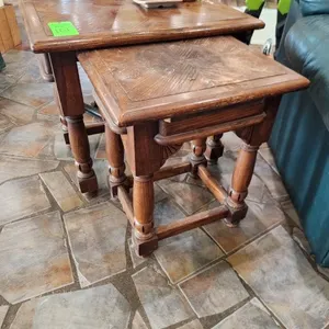 Wood Nesting Tables 2 Ct.