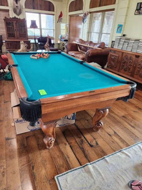 Advanced Billiards 8' Slate Top Pool Table w/ 2 Sets of Balls