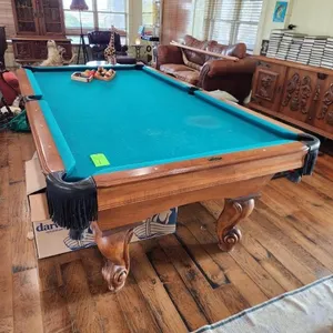 Advanced Billiards 8' Slate Top Pool Table w/ 2 Sets of Balls