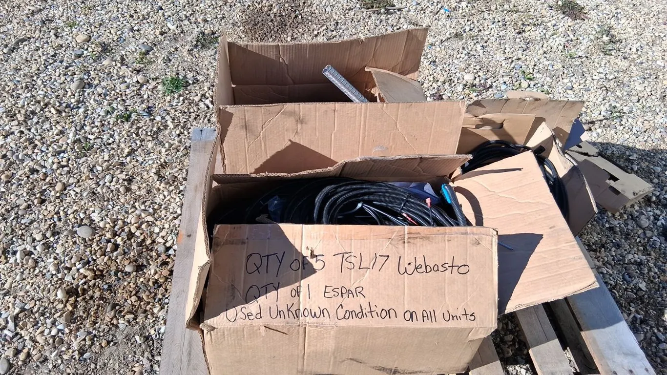 5- Webasto TSL17 Heaters (Used)
1- Espar Heater (Used)