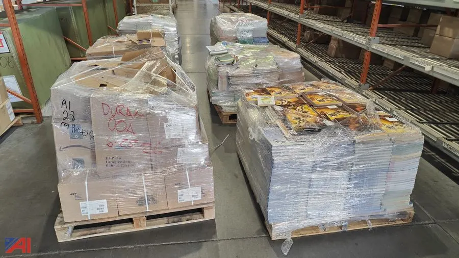 (9) Pallets of School Books
