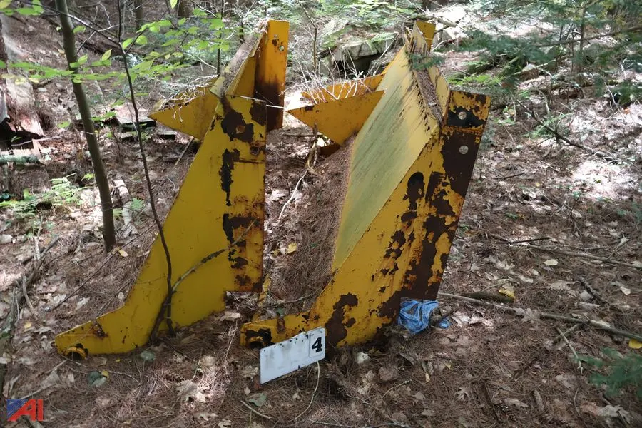(2) Steel Tailgate Chutes