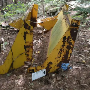 (2) Steel Tailgate Chutes