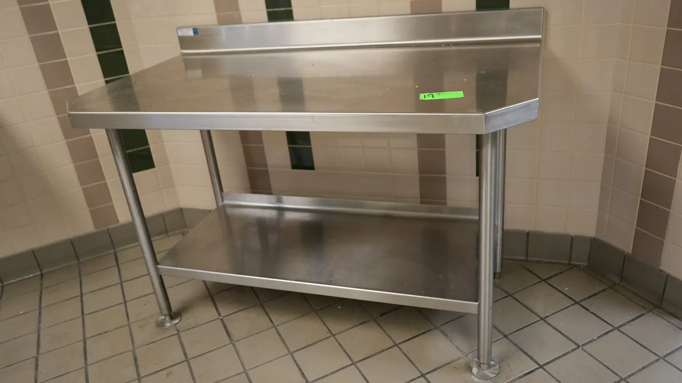 Metal Prep Table