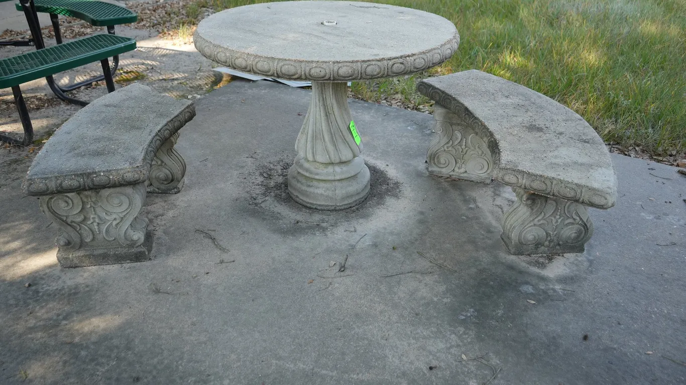 Concrete Tables & Benches