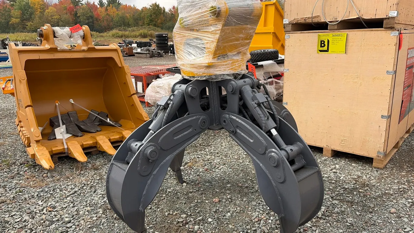 Unused Lyals ALSEG08 Mini Excavator Grapple Attachment