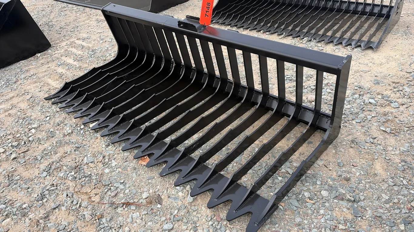 Approx. 76" Unused Kit Containers Skid Steer Rock Bucket