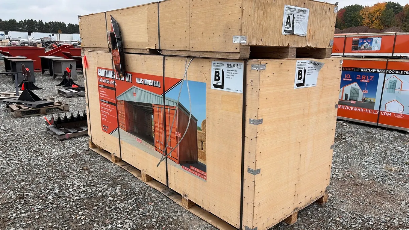 Unused Hills Industrial Container Roof Kit
