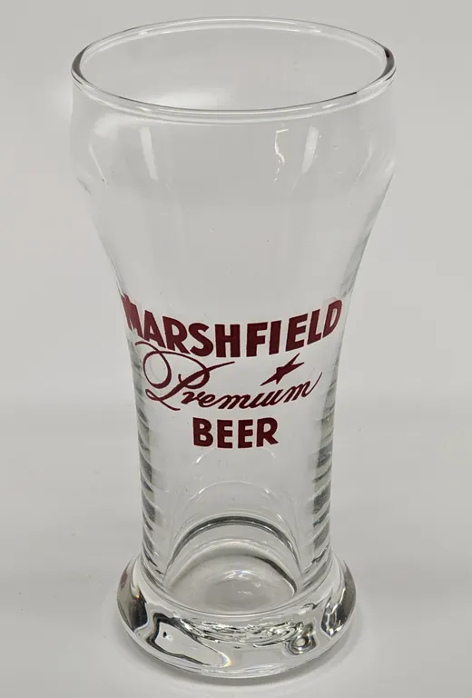 MARSHFIELD PREMIUM BEER DRINKING GLASS WISCONSIN
