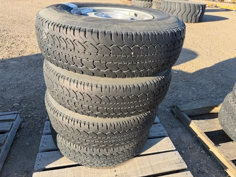 (4) Chev/GMC 6 Hole Rims w/ Michelin LT 235/85R 16 Truck Tires