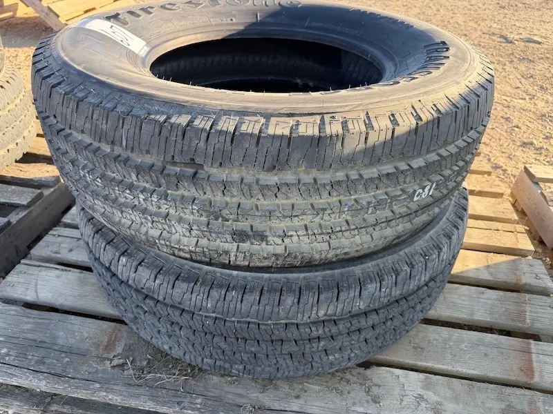 (2) UNUSED Firestone LT 275/70 R18 Truck Tires
