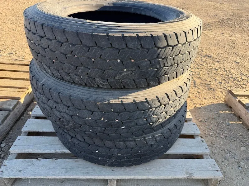 (3) Hankook 225/70 R19.5 Truck Tires
