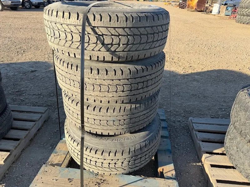 (4) Dodge 8 Hole Rims w/ Firestone LT 275/70 R18 Truck Tires