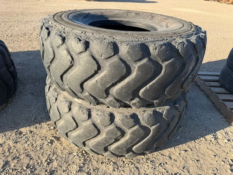 (2) Michelin XHA2 20.5 R25 Loader Tires
