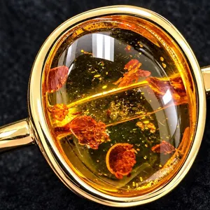 SILVER(2.3G), AMBER RING