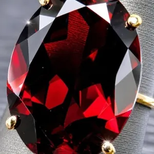 10K(3.4G), GARNET (10CT)RING, SIZE 5, SUGGESTED RETAIL VALUE $2400