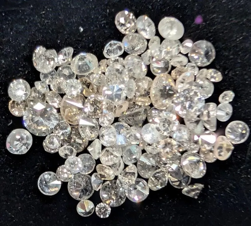 ASSORTED NATURAL DIAMOND APP 1CT , SUGGESTED RETAIL VALUE $600