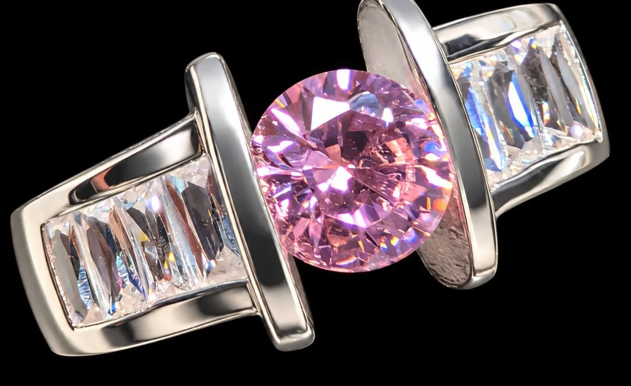 SILVER(4.8G), CZ (1CT)RING, SIZE 8.5, SUGGESTED RETAIL VALUE $320