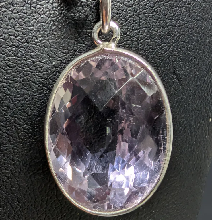 SILVER(2.71G), AMETHYST (12CT)GEMSTONE, SUGGESTED RETAIL VALUE $240