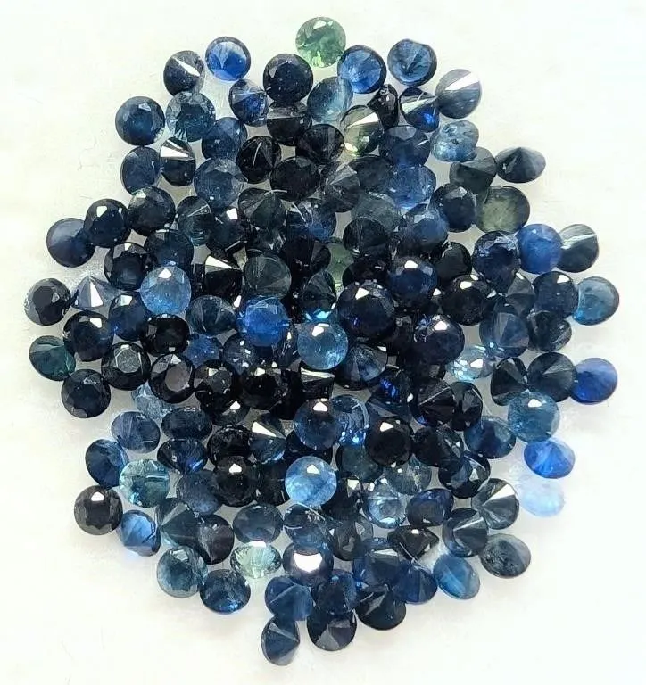 GENUINE BLUE SAPPHIRE 1.7MM (APP 2.5CT) GEMSTONE SUGGESTED RETAIL VALUE $200