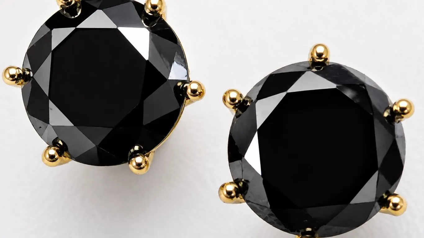 14K BLACK DIAMOND (1.1CT) EARRING, SUGGESTED RETAIL VALUE $1400