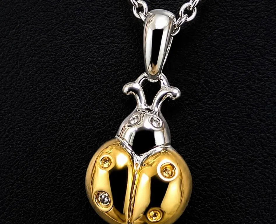 SILVER(3.3G), CITRINE PENDANT WITH CHAIN, SUGGESTED RETAIL VALUE $240
