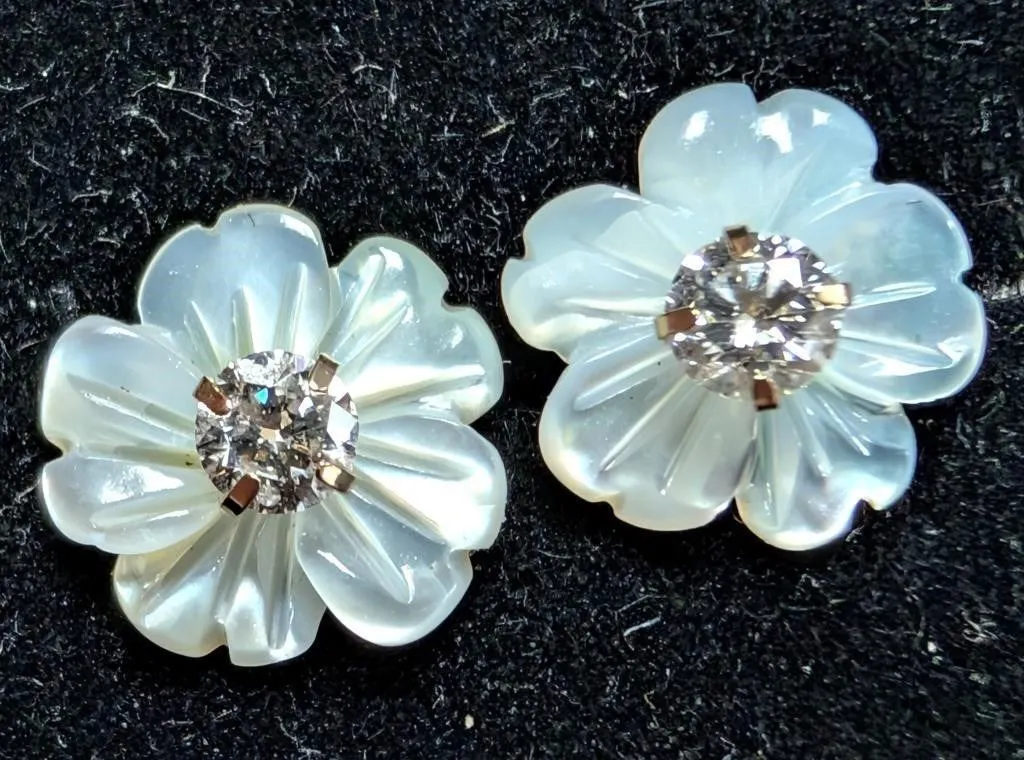 14K LAB DIAMOND (2IN1) (0.2CT) EARRING, SUGGESTED RETAIL VALUE $400