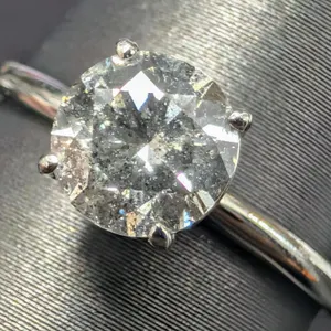 10K(1.34G), NATURAL DIAMOND (SALT & PEPPER) (1CT)RING, SIZE 6, SUGGESTED RETAIL VALUE $7000