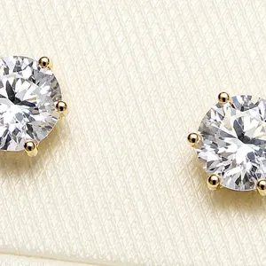 14K LAB DIAMOND (0.54CT) EARRING, SUGGESTED RETAIL VALUE $1200