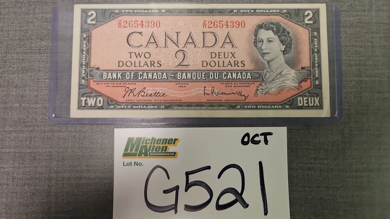 1954 Canada $2.00 Note - Qty 1