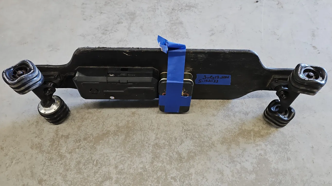 Electric Skateboard w/ Box of Pins