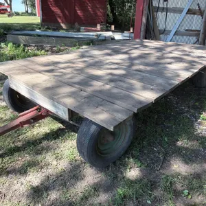 7ft x 12ft Wood Flatbed
