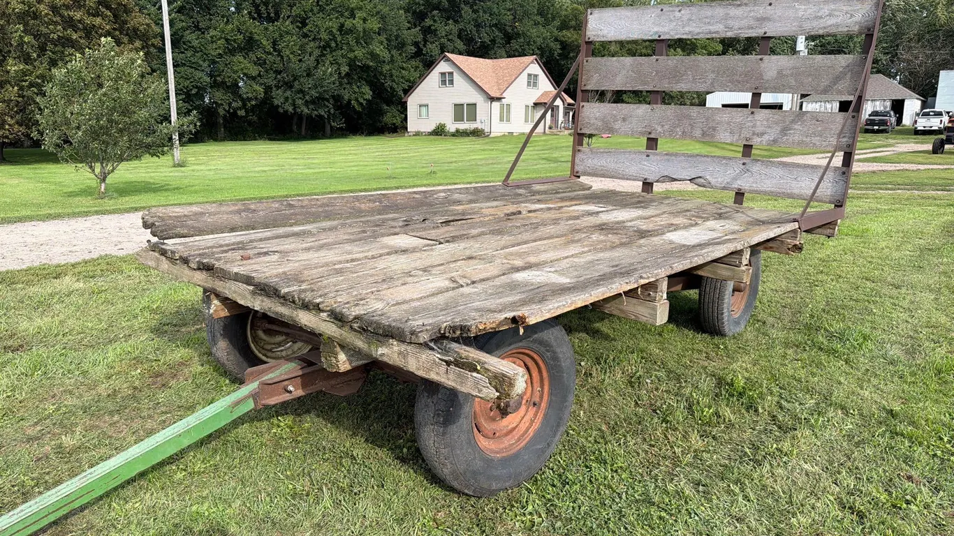 8ft x 14ft Wood Flatbed